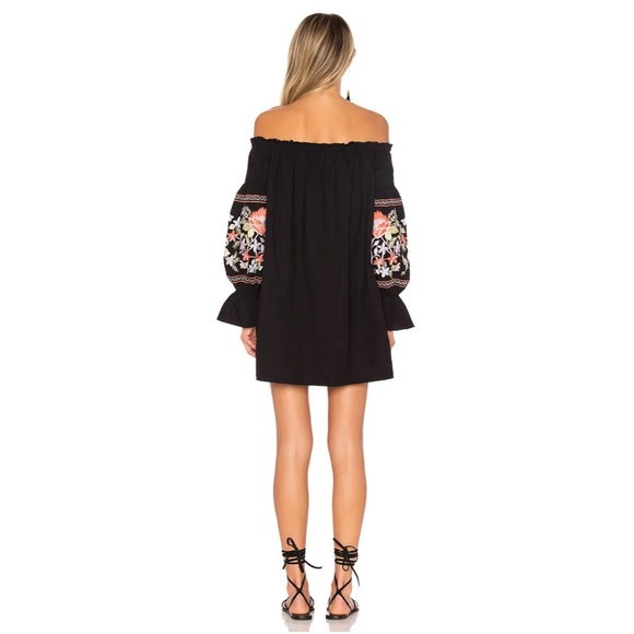 Free People Fleur Du Jour Embroidered Mini Dress Size XS - Picture 14 of 16